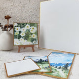 10Pcs Shikishi Boards Multifunctional Square Arts and Crafts Supplies Washi Paper Artist Signature Boards for Autographs Cosplay