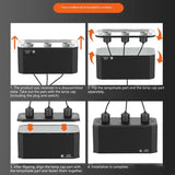 New Amphibians Terrariums Lighting Metal Construction Day/Night Cycle Control For Reptiles Health