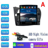 For Tesla Style 2 Din Android 14 Car Radio For HONDA Civic Hatchback 2006-12 Multimedia Video Player GPS Stereo Carplay DSP RDS