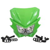 Off Road Motorcycle Headlights Suitable for Kawasaki KLX125/KLX150 Modified Ghost Face Headlights