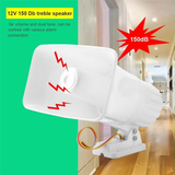 New XL- 112 130 DB DC 12V 30W Dual Tone Wired Horn Siren Burglar Alarm System Warning Althorn For Home Security