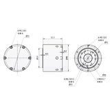 Planetary Gear Stepper Motor GIM3505-9 for Robotic Arms And Joint Modules - Compact Size High Precision