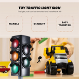 B02B-Kindergarten Simulation Traffic Lights Cognitive Safety Crossing the Road Traffic Signal Lights Children Early Education