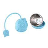 10pcs Tea Infusers Stainless Steel Owl Loose Leaf Tea Ball Strainers