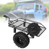 RC Bucket Trailer Simulation Trailing Car for TRX4 D90 SCX10 CC01 1/10 DIY Parts 1/10 RC Car Trailer RC Car Accessories Metal