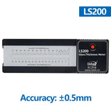 Glass Thickness Gauge Digital Laser Glass Thickness Meter Window Glazing Measuring Tool High Accuracy for Curtain Wall LS201