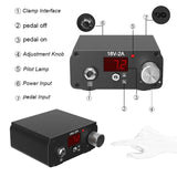 Adjustable Tattoo Power Supply Rotary Stable Tattoos Battery Portable Tattoos Machine Accessories Rechargeable Tattoo Supplies