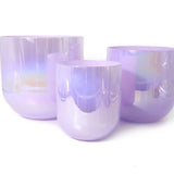 AMAZING Sound Crystal Singing Amethyst Purple Color 432hz 440hz Reiki Energy Chakra clear Sound Bowl Set