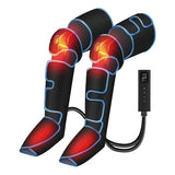 Air Compression Leg Massager with Heat - 6 Mode Recovery Boots for Muscle Relaxation, Lymphatic Drainage and Foot Fatigue Relief