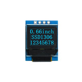 0.66 inch OLED Display Module 64*48 Resolution IIC Interface SSD1306 Driver 4Pin White Light/Blue Light