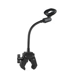 1pc 20cm Microphone Stand Flexible Gooseneck Microphone Stand With Clamp Perfect For Any Microphone Portable Audio Accessories