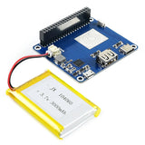 Raspberry Pi 4B/Zero W UPS Power Board - 3000mAh Li-ion Battery with Bidirectional Fast Charging (QC3.0)