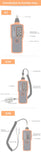 VC63B Mini Orange Digital Vibration Meter 1-1999um Displacement Velocity0.1-199.9mm/s RMS Vibrometer