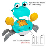 Interactive Crab Toy for Babies Creative Crawling Crab Escape Electronic Toys Animal Pet Runaway with Musical Child Gift