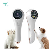 Handheld Cold Laser Therapy Device for Dog Pain Relief Spinal Adhesions Portable Veterinary Use 650nm/808nm Low Level Laser