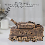 300ml Essential Oil Diffuser Tank Shape Air Humidifer Quiet Aromatherapy Diffuser Cool Mist Humidifier with 2h 8h Timer