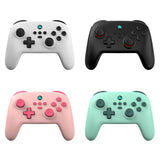 Z02 Gamepad For Bluetooth Hall Joystick Somatosensory Continuous Hair Vibration For Android IOS Switch Gamepad Accessories Pink
