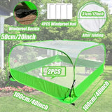 New Breathable Popping Up Cover for Garden Plant Outdoor Use Blocking Insect Birds Animals Featuring Polyester