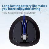 Scuba Diving Snorkel Equipment Mobile Ventilator Tankless Waterproof Portable Rechargeable To 12 Meters 3-5 Hours Underwater