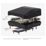 PI5-CASE-ARGON-ONE-M.2 Case Built-In Active Cooler For Raspberry Pi5