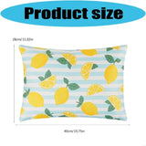 2025 New Pack of 2 Outdoor Lounge Chair Head Pillow with Waterproof Cover Elastic Strap