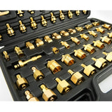77pcs/set of Pure Copper Automotive Air Conditioning Maintenance Leak Detection Tool Leak Detection Plug