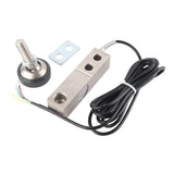 Shearing Beam Pressure Sensor Weighing Sensor Shear Beam Load Cell Sensor 1000KG with 4‑ Shielded Cable Weighing Sensor