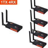 200m Wireless Wifi Adapter Video Transmitter Receiver HDMI Extender 1x4 1 To 2 3 4 for PS4 DVD Camera Computer PC To TV Monitor