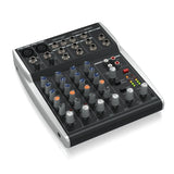 Behringer XENYX 802S Ultra-compact 6 channel mixer with USB audio interface for live performance and prefessional recording