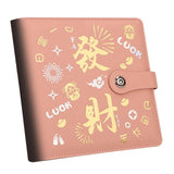 Get Rich Overnight 100 Envelopes Money Saving Challenge PU Save Money Money Collection Book Reusable Waterproof