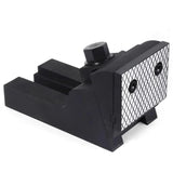 Angled pressure design, hardened steel split heavy duty vise