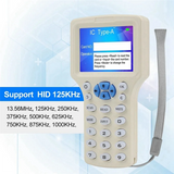 B27B RFID NFC Smart Card Reader +5XUID Keychain RFID Duplicator 125K 13.56Mhz IC/ID Key Writer RFID Programmer Key Replicator