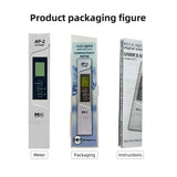 1PC EC TEMP Meter/ TDS TEMP Tester Digital Conductivity Water Quality Water Quality Tester 0-5000ppm/0-9999US for Pool Aquarium