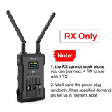 200m 4K HDMI Wireless Extender Video Transmitter and Receiver Support Battery Videographer Photographer PC Camera Live Streaming