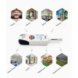 Handheld Digital Humidity Temperature Meter with Dew Point and Wet Bulb Temperature, Dual Display Temperature & Humidity
