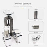 Removable Denture Dental Lab Acrylic Injecting Machine - Partial Acrylic Injection Bucket Dispensing Equipment for Prosthetics