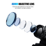 Digital Night Vision Scope, HD 5-20X Hunting Night Vision Telescopes, 2560x1920 Resolution for Surveillance Wildlife Observation
