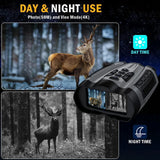 YS012 4K UHD 58MP Digital Binocular Telescope Camera Professional Infrared Night Vision Binoculars for Hunting Camping