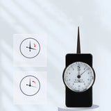 2-10N Bidirectional Tension Gauge Mechanical Dial Force Meter Alloy Measuring Tip Double Pointer Scale for Precision Measurement