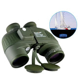 Boshile Professional 10x50 Marine Waterproof Digital Compass Telescope,Night Vision Military Binoculars, High Power for Hunting