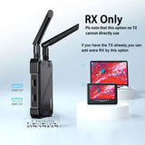 5G 400M Wireless HDMI Extender Video Transmitter and Receiver Display Adapter for Camera Laptop PC To TV Projector Meeting Share