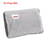 Electric Hand Warmer Bag EU Plug Rechargeable Reusable Hand Warmer For Abdomen Hands Warm Pocket Hot Water Injection Heating Bag