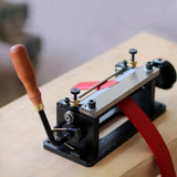 Leather Splitter Shovel Leatherworking Manual Skin Skiving Machine Leather Peeling Machine shredder hand peeler
