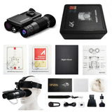 Z9155 4K UHD Digital Tactical Telescope 58MP Head Mounted Infrared Night Vision Binoculars Camera with Flip Screen OLED Screen