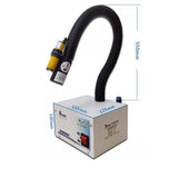 Auto Infrared Induction Ion Wind Snake Electrostatic Eliminating Dust Blowing Ion Air Gun Static Eliminator 4.6KV 0.2-0.8Mpa