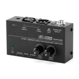 MA400 Headphone Preamplifier Microphone Preamplifier Audio 6.35mm & 3.5mm Headphone Outputs Mixer
