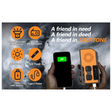 5000Mah Emergency Solar Power Radio USB Charging Hand Crank Dynamo Flashlight FM AM WB NOAA Weather Radio Power Bank