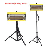 Ranlraka Car Body Shortwave Infrared Curing Lamp Paint Spray Booth Drying Lamp 1200W AC 110/220-240V Aluminium Steel