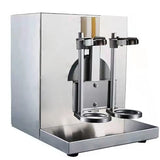 Stainless Steel Double Cup Bubble Tea Fruit Juice Coffee Shop Shaking Machine With Timer Cocktail Boba Milk Tea Shaker 110V 220V