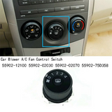 A42P-Car Blower A/C Fan Control Switch for Toyota Corolla Matrix 55902-12100 55902-02030 55902-02070 55902-75D358